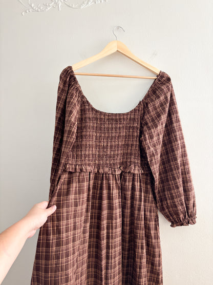 NWT Neuflora Gianna Plaid Dress (XL)