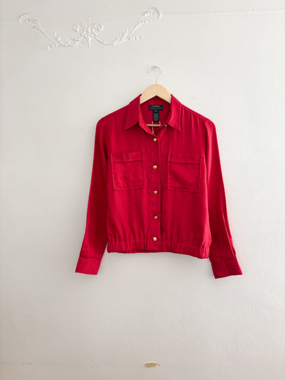 Vintage Ralph Lauren Linen Button Up (S)
