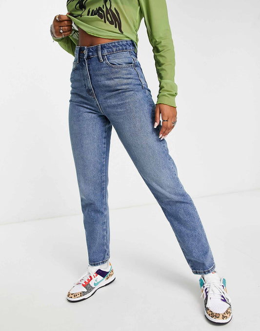 Collusion Denim Mom Jeans (27”)