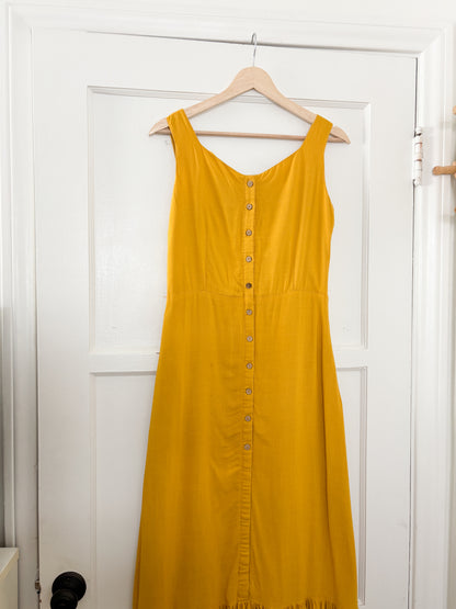 The Label Mustard Midi Dress (S)
