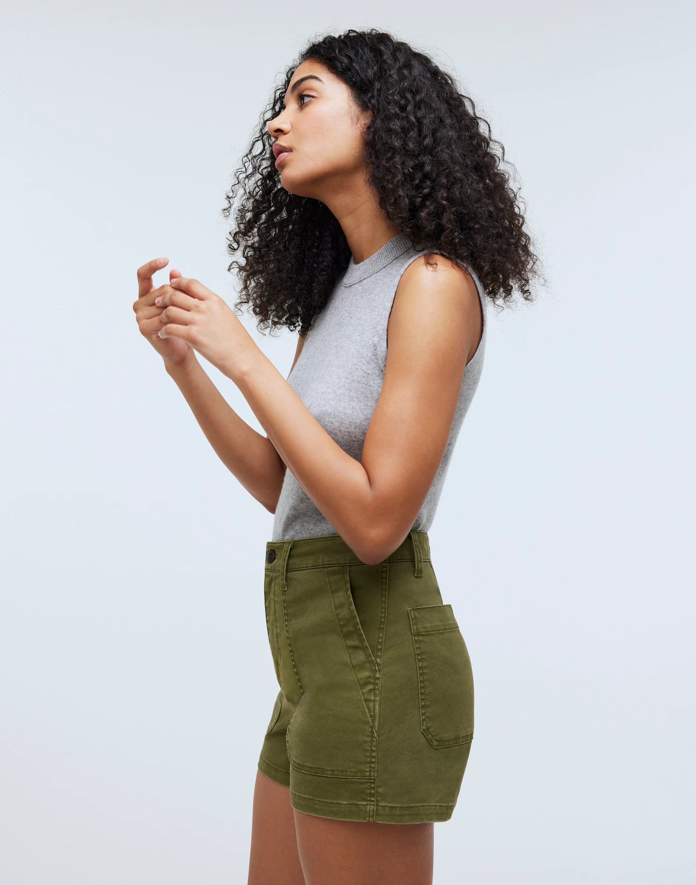 Madewell Perfect Vintage Fatigue Shorts (33)