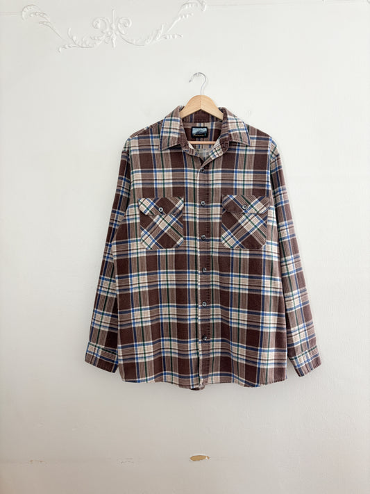 Vintage Fieldmaster Plaid Flannel (L)