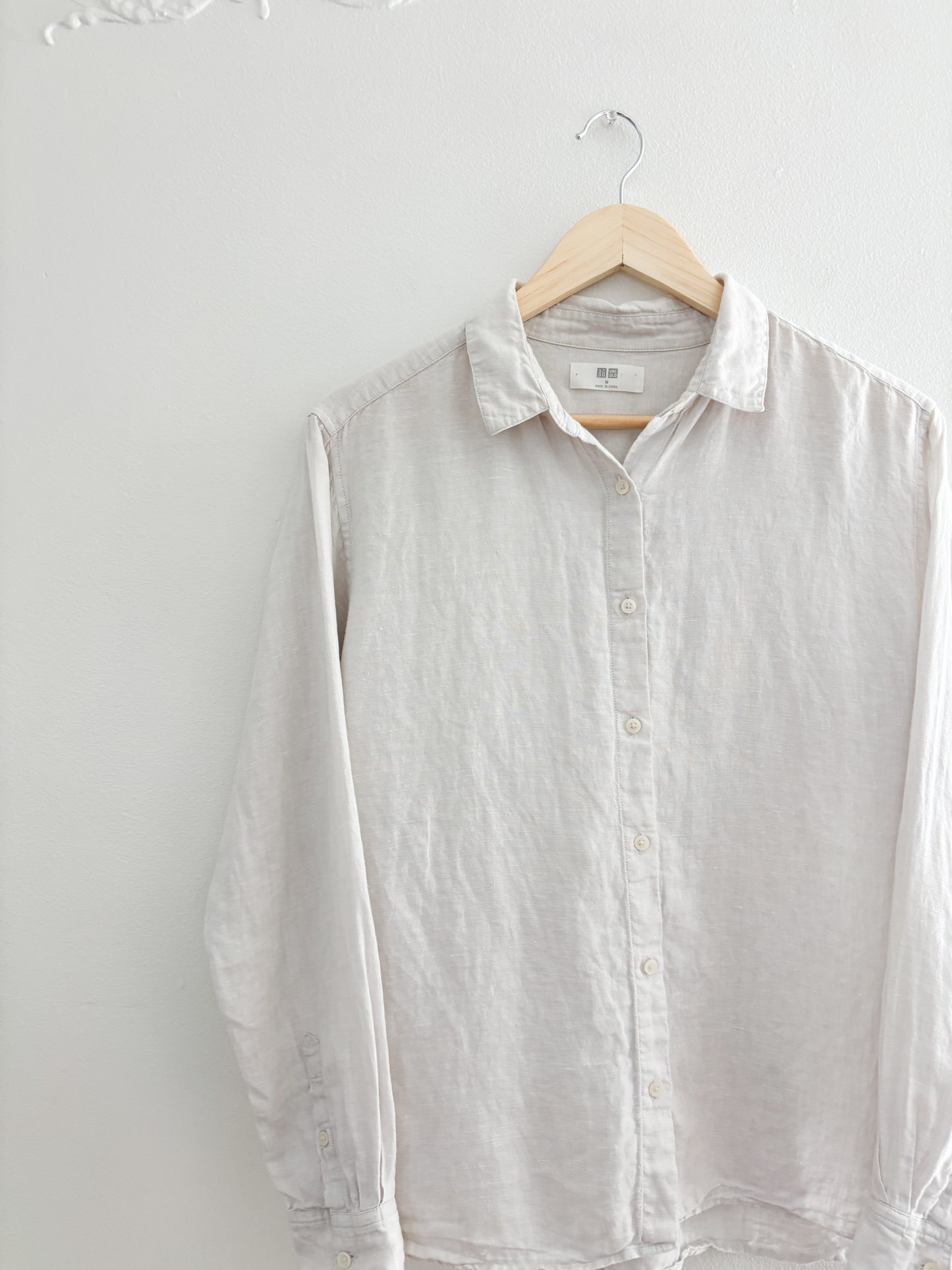 Uniqlo Linen button up (M)