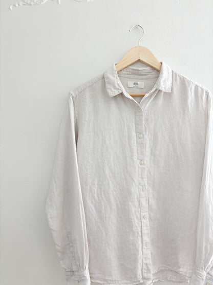 Uniqlo Linen button up (M)