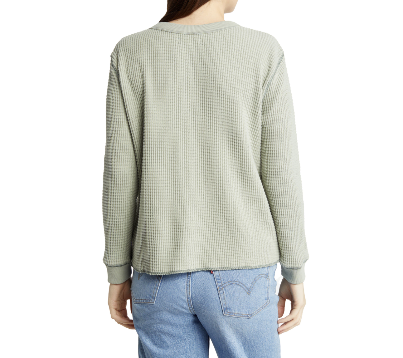 Madewell waffle long sleeve (M)
