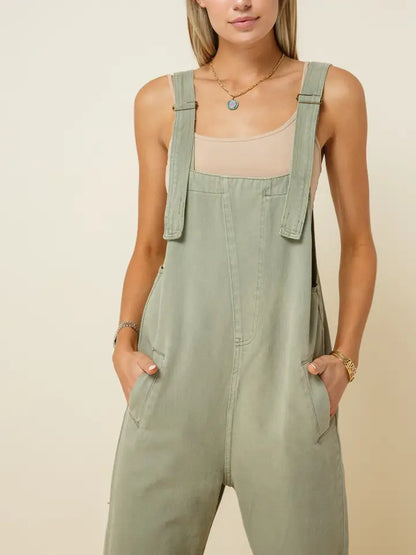 Sage Overall Jumpsuit (S)