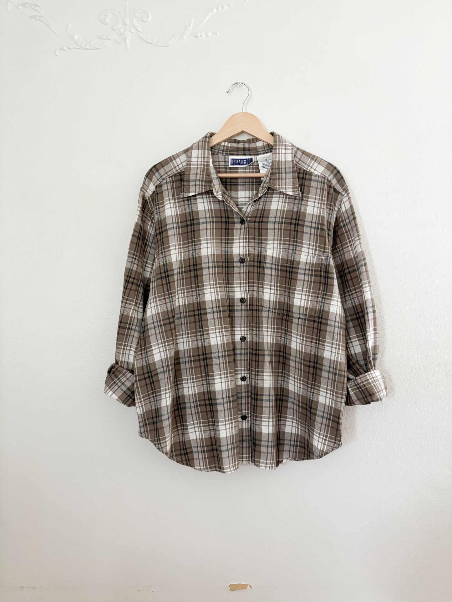 Vintage Plaid Flannel (XXL)