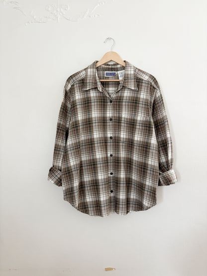 Vintage Plaid Flannel (XXL)