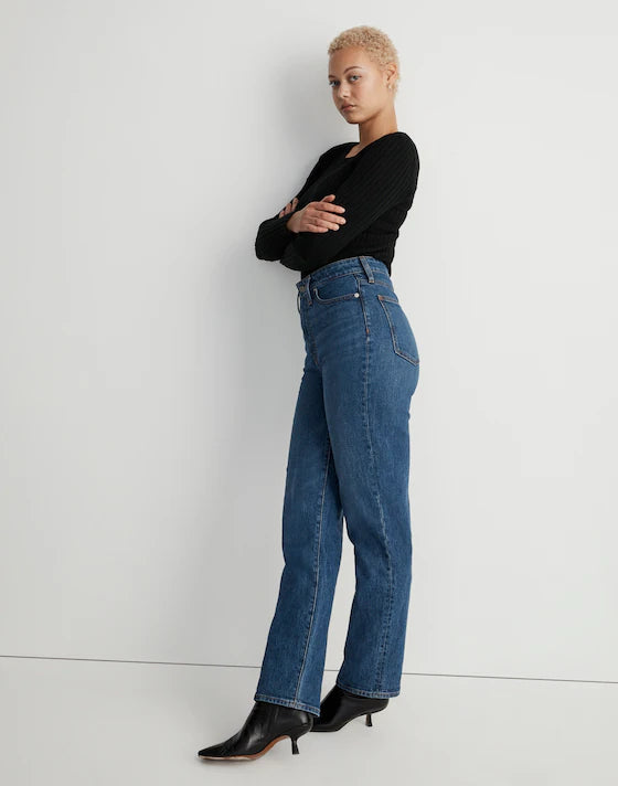 NWOT Madewell Curvy Perfect Vintage Straight Jeans (32)