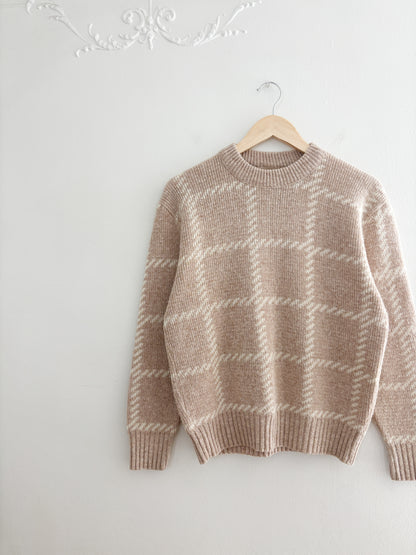 Vintage Plaid Sweater