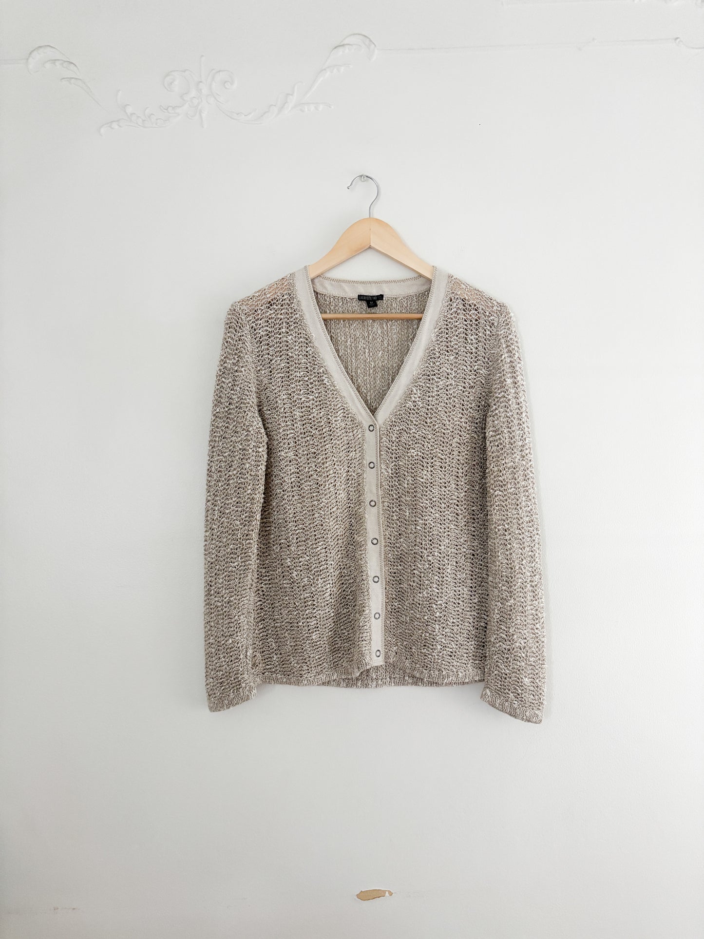 Lafayette 148 Crochet Cardigan (M)