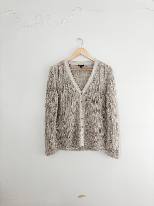 Lafayette 148 Crochet Cardigan (M)