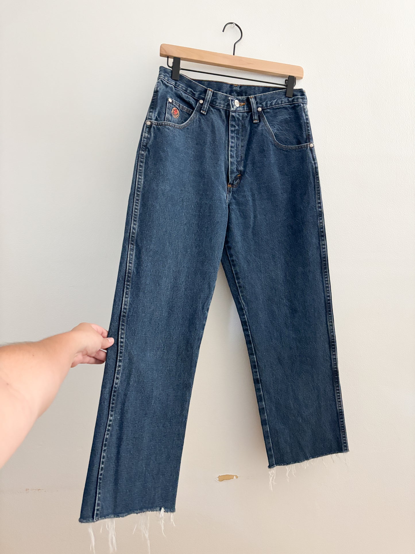 Vintage Dark Wash Denim Jeans (28”)