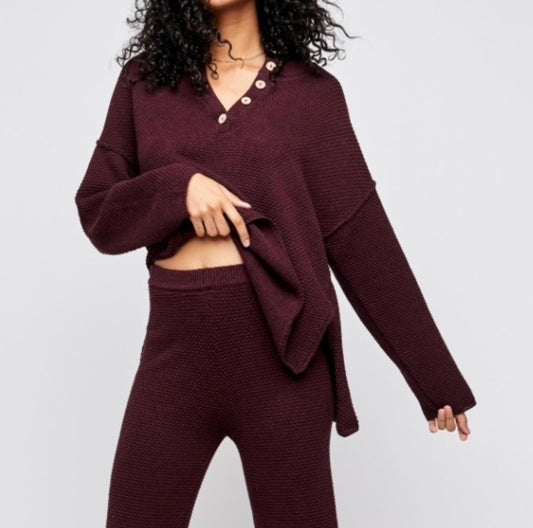 Free People Henley Sweater (M)