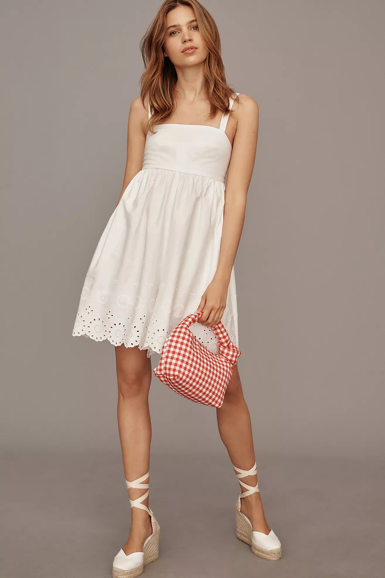 NWT Maeve (Anthropologie) White Eyelet Romper (M)