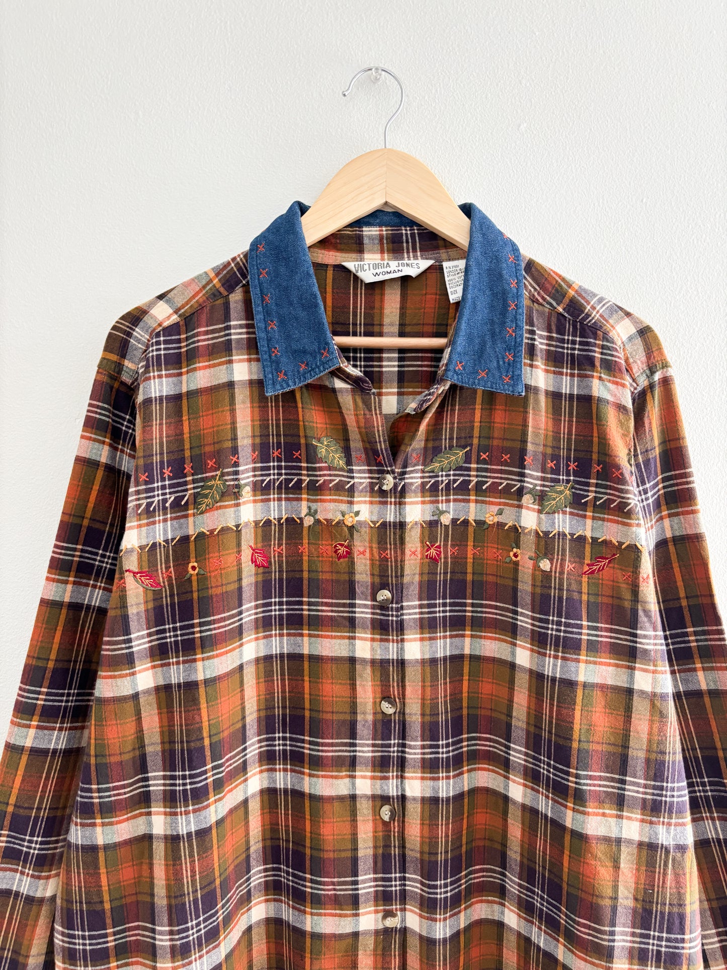 Vintage Plaid Fall Flannel (XXL)