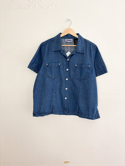 Vintage Denim Button Up (L)