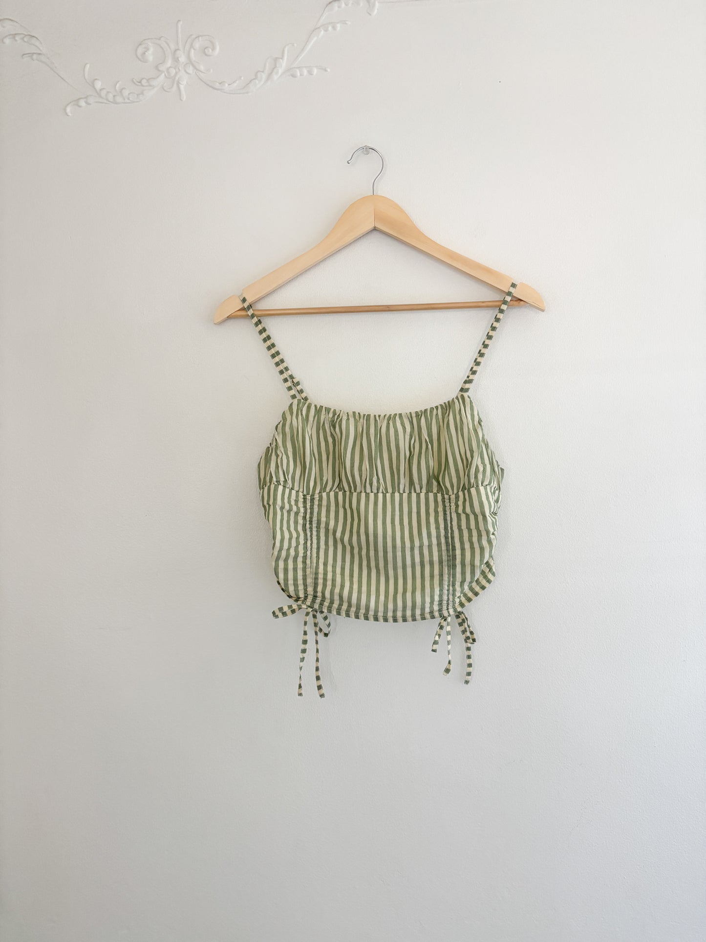 Urban Outfitters Striped Green Tank Top (M)