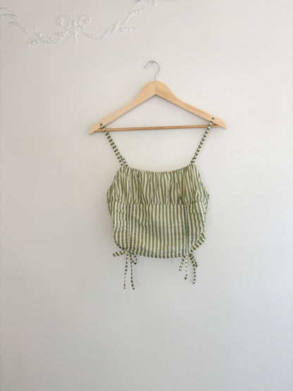 Urban Outfitters Striped Green Tank Top (M)