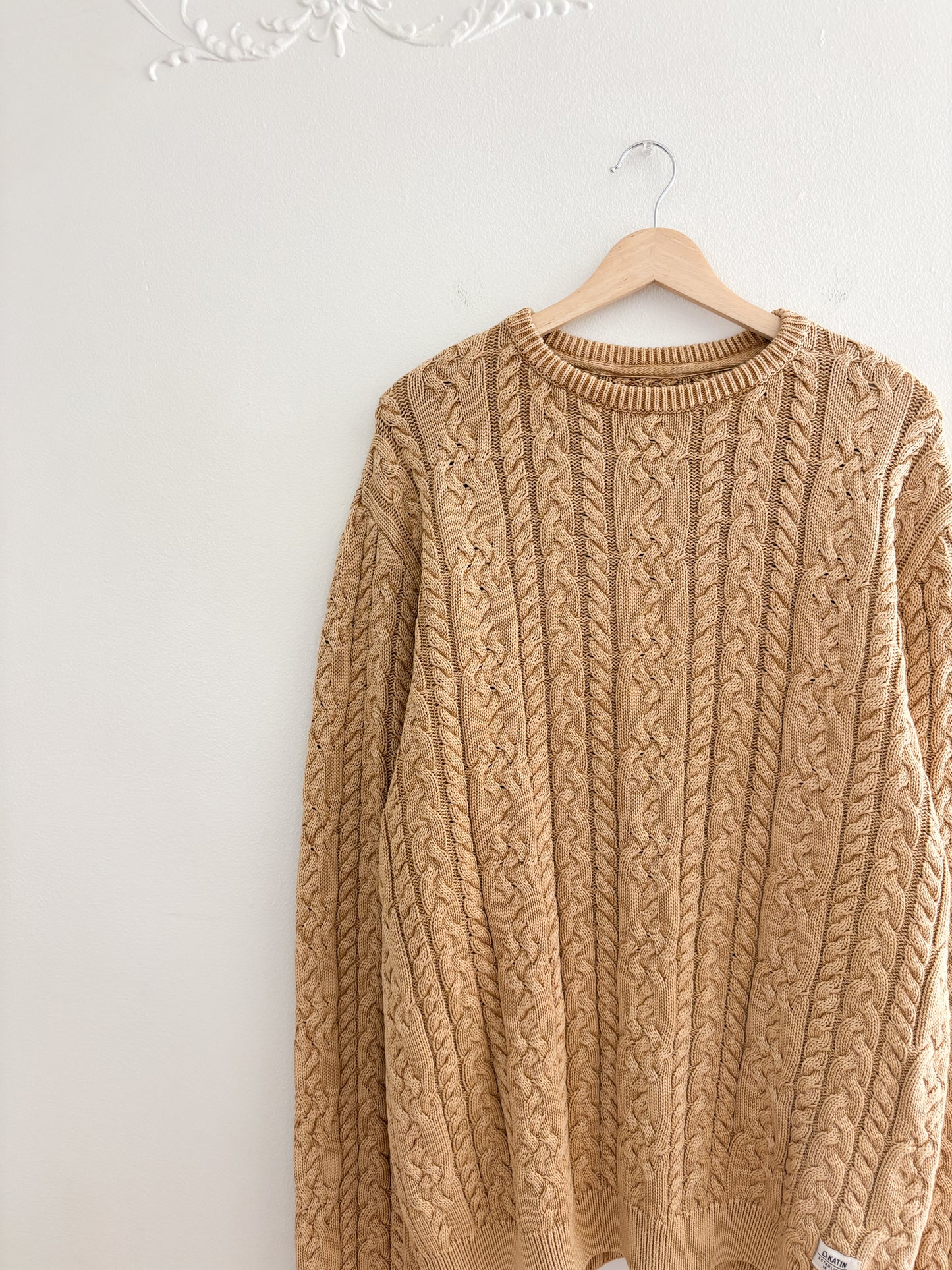 Katin Cable Knit Sweater (L)