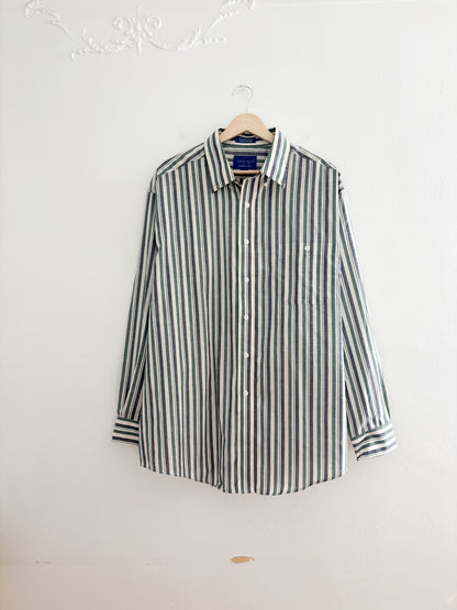 Vintage Striped Button Up (L)