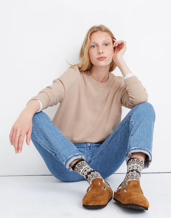 Mile(s) by Madewell Blush Crew (M)