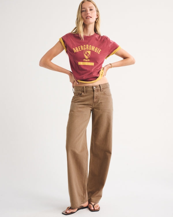 Abercrombie & Fitch Low Rise Ultra Loose Pants (27)