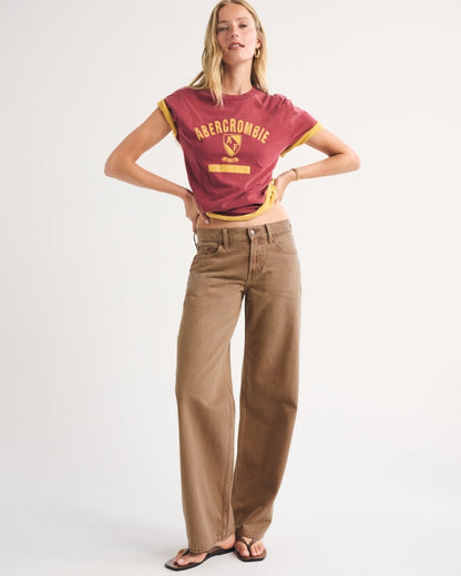 Abercrombie & Fitch Low Rise Ultra Loose Pants (27)