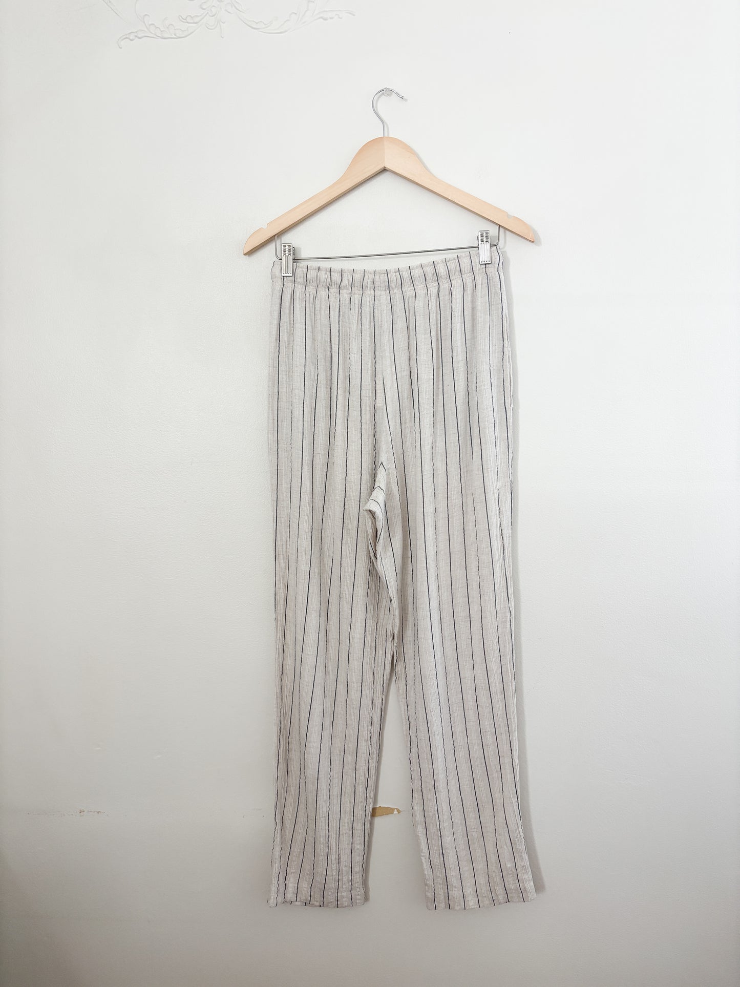 Vintage Striped Easy Pants (M)