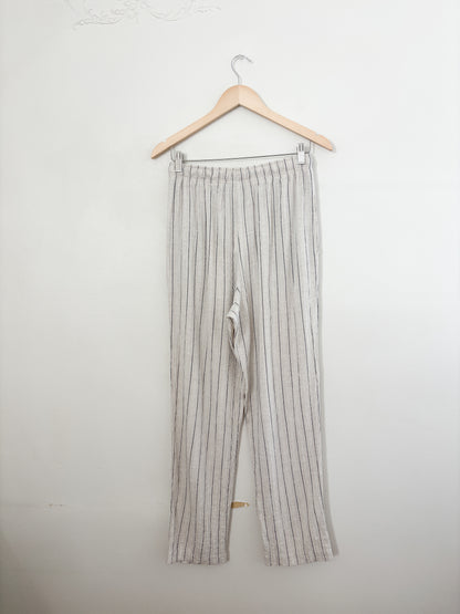 Vintage Striped Easy Pants (M)