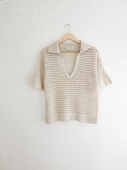 Max Studio Crochet Top