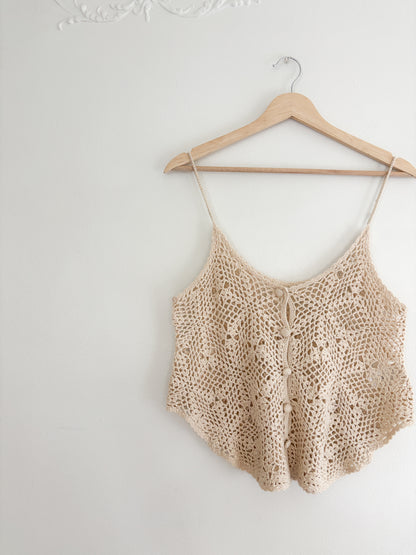 Crochet Tank Top (S)