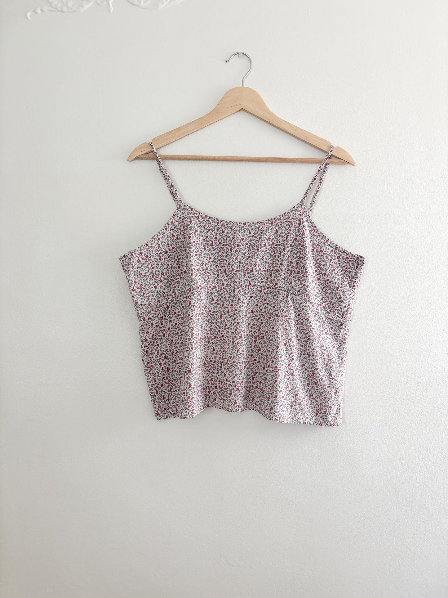 Vintage floral tank top (M/L)