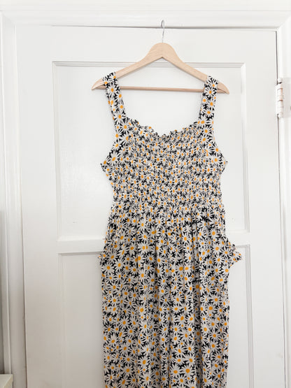 Asos Daisy Smocked Jumpsuit (M/L)