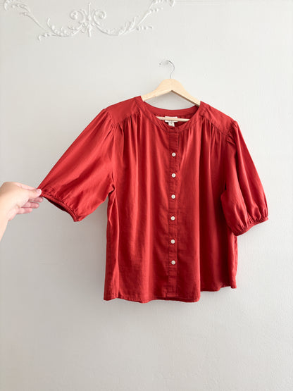 Ana Puff Sleeve Blouse (M)
