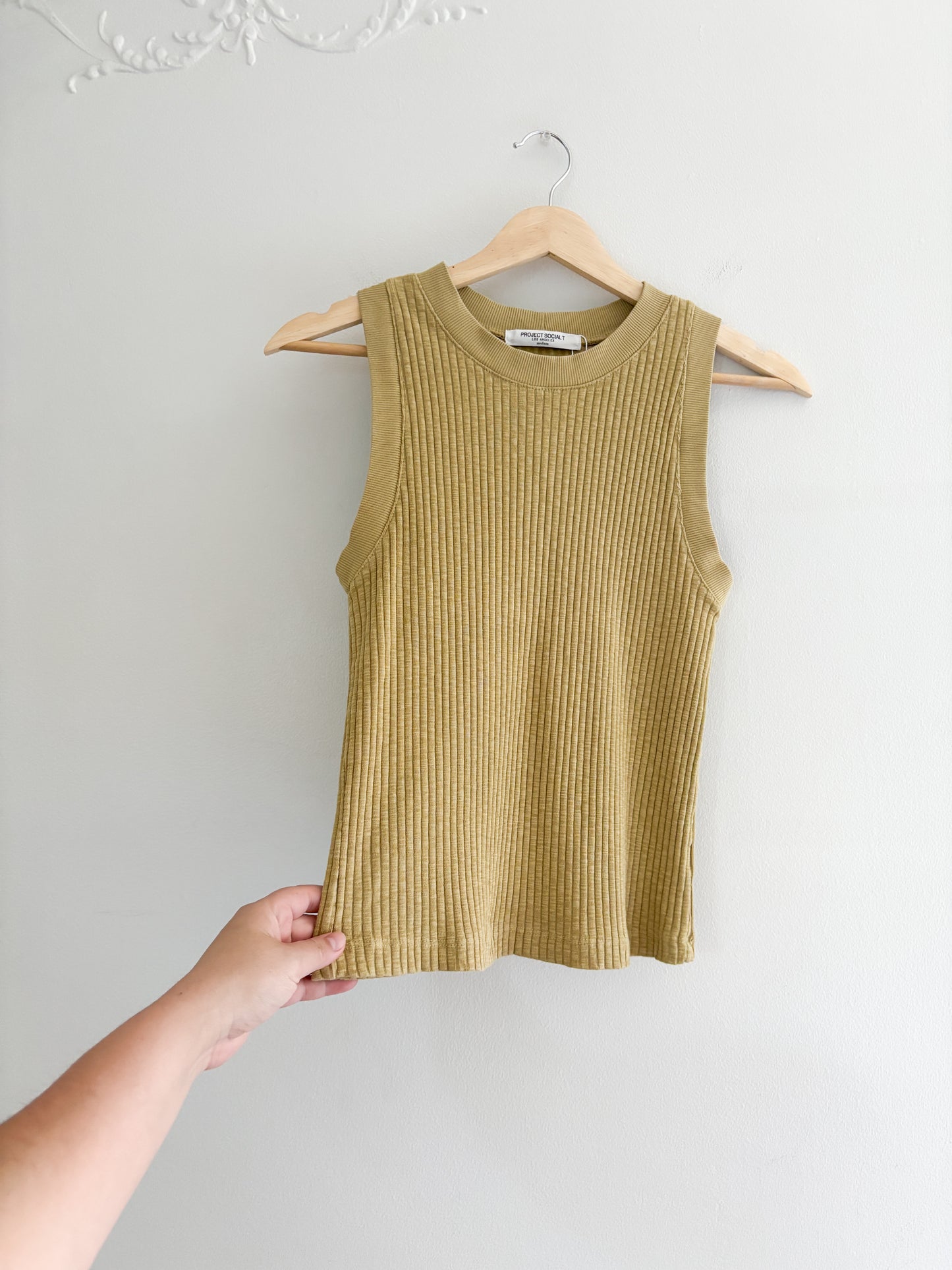 Project Social T Ribbed tank top (M)