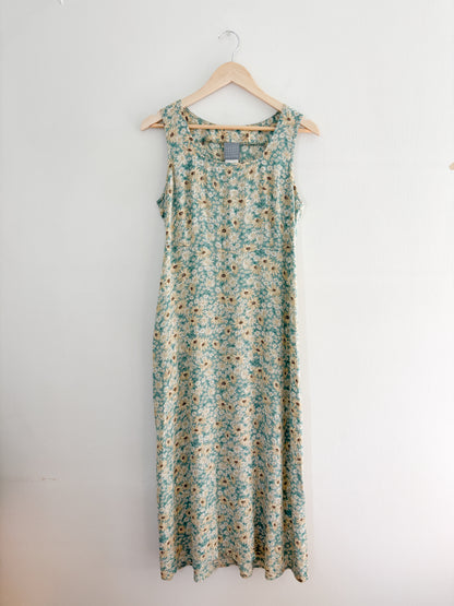 Vintage Daisy Maxi Dress (S/M)