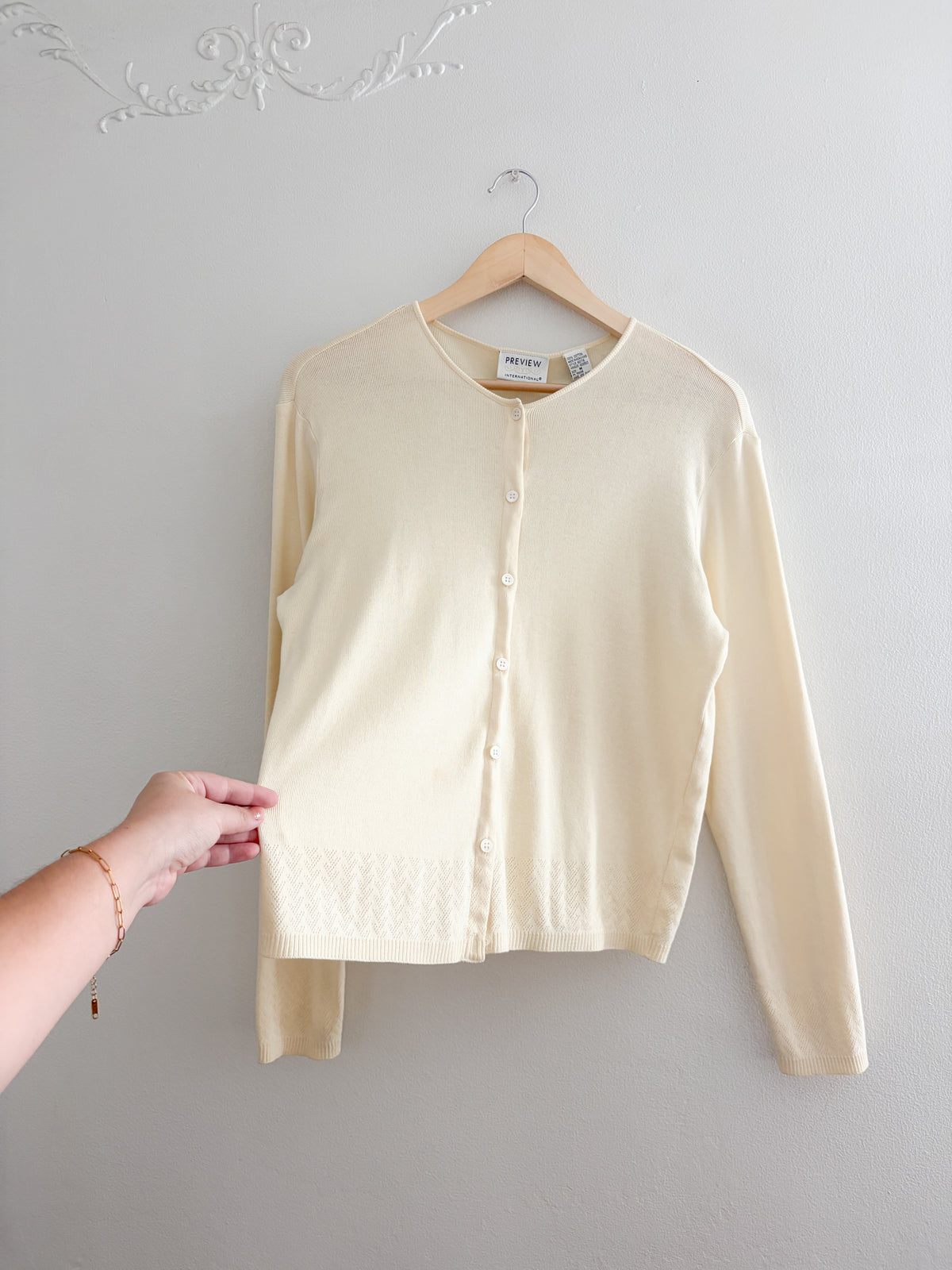 Vintage Light Weight Cardigan (M)