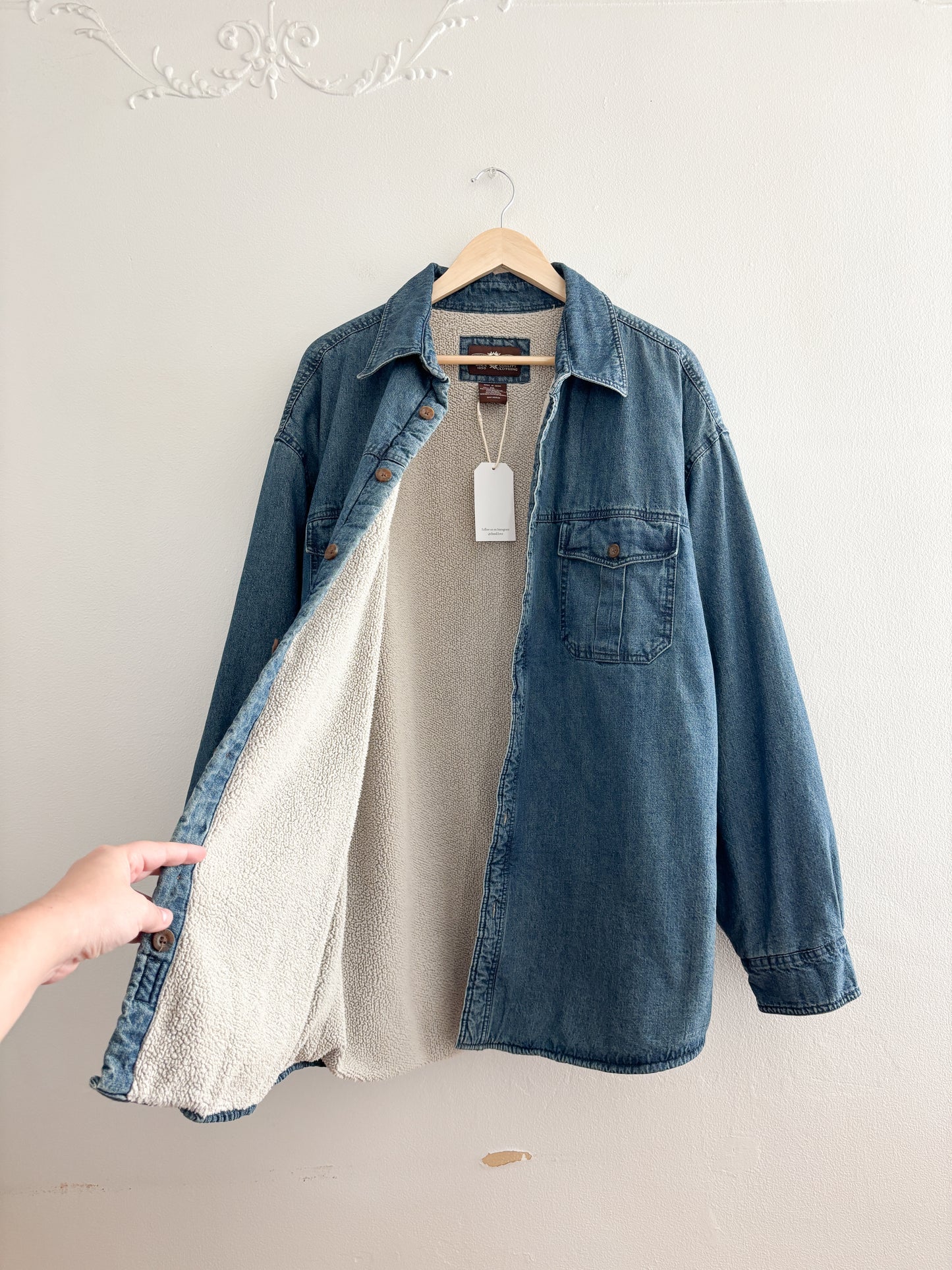 Levis Denim Sherpa Lined Shacket (XXL)