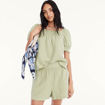 NWT J Crew Gauze Blouse (L/XL)