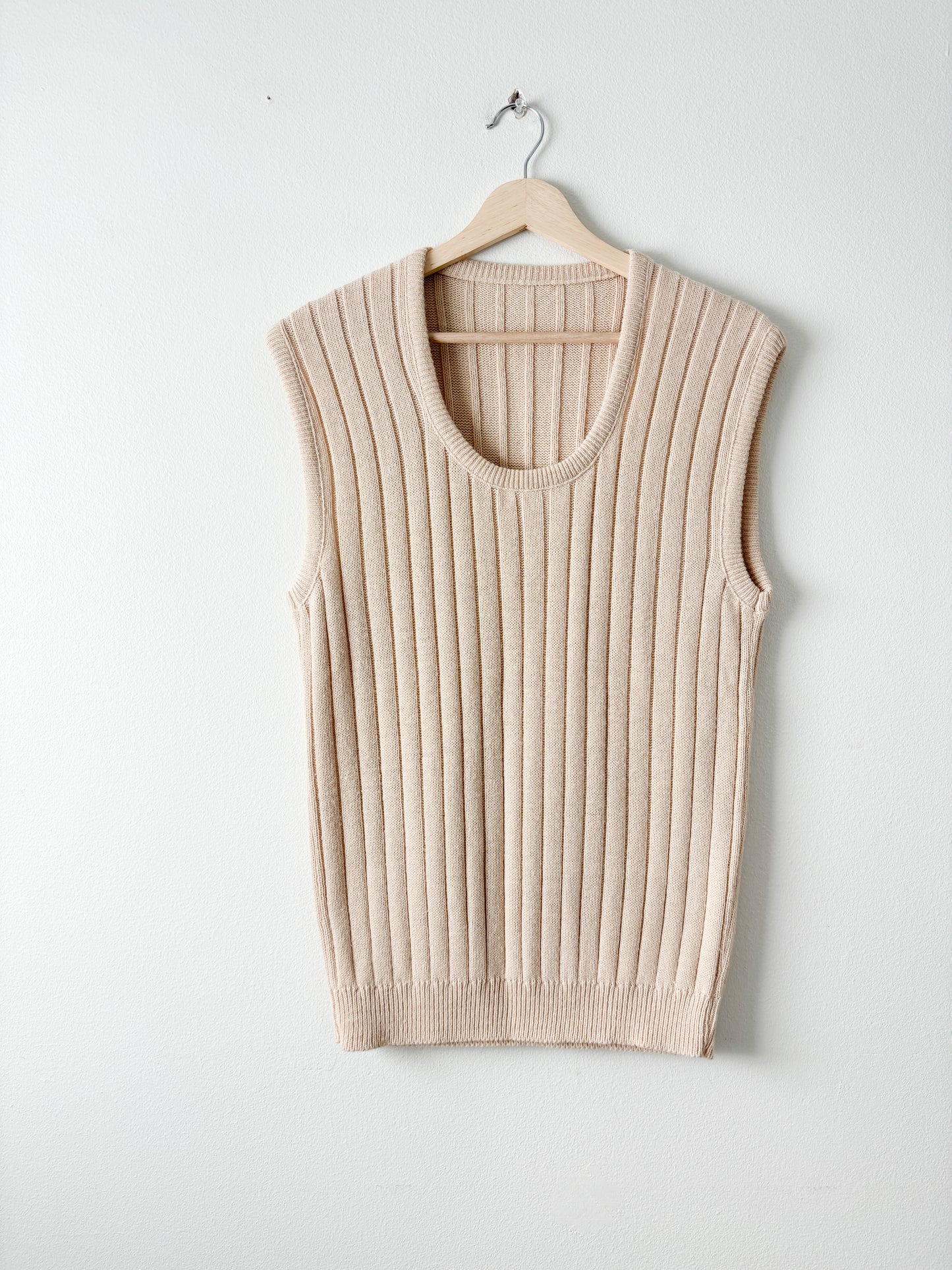 Ribbed Knit Vest