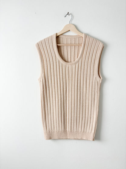 Ribbed Knit Vest