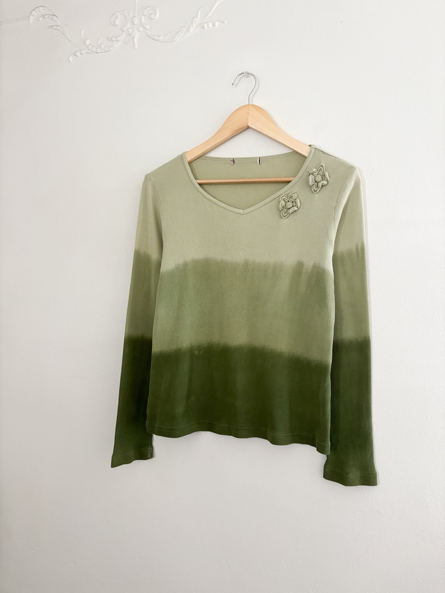 Vintage Y2K Tie Dye Long Sleeve (M)