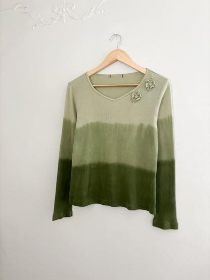 Vintage Y2K Tie Dye Long Sleeve (M)