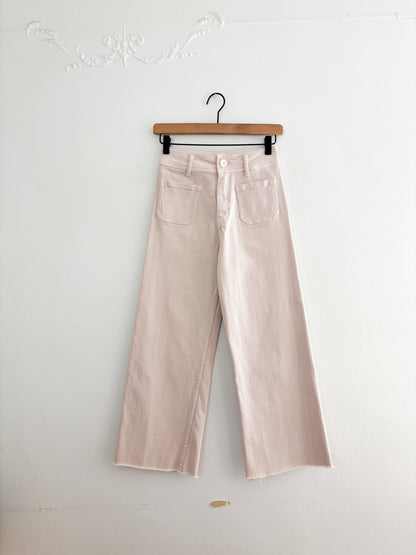 NEW Miou Muse Light Pink Wide Leg Pants (S)