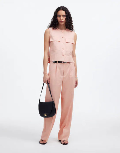 NWT Madewell Crop Cargo Pocket Top (S)