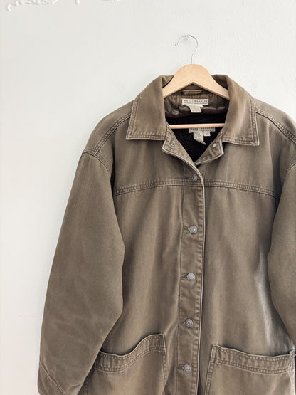 Vintage Sherpa Lined Jacket (XL)