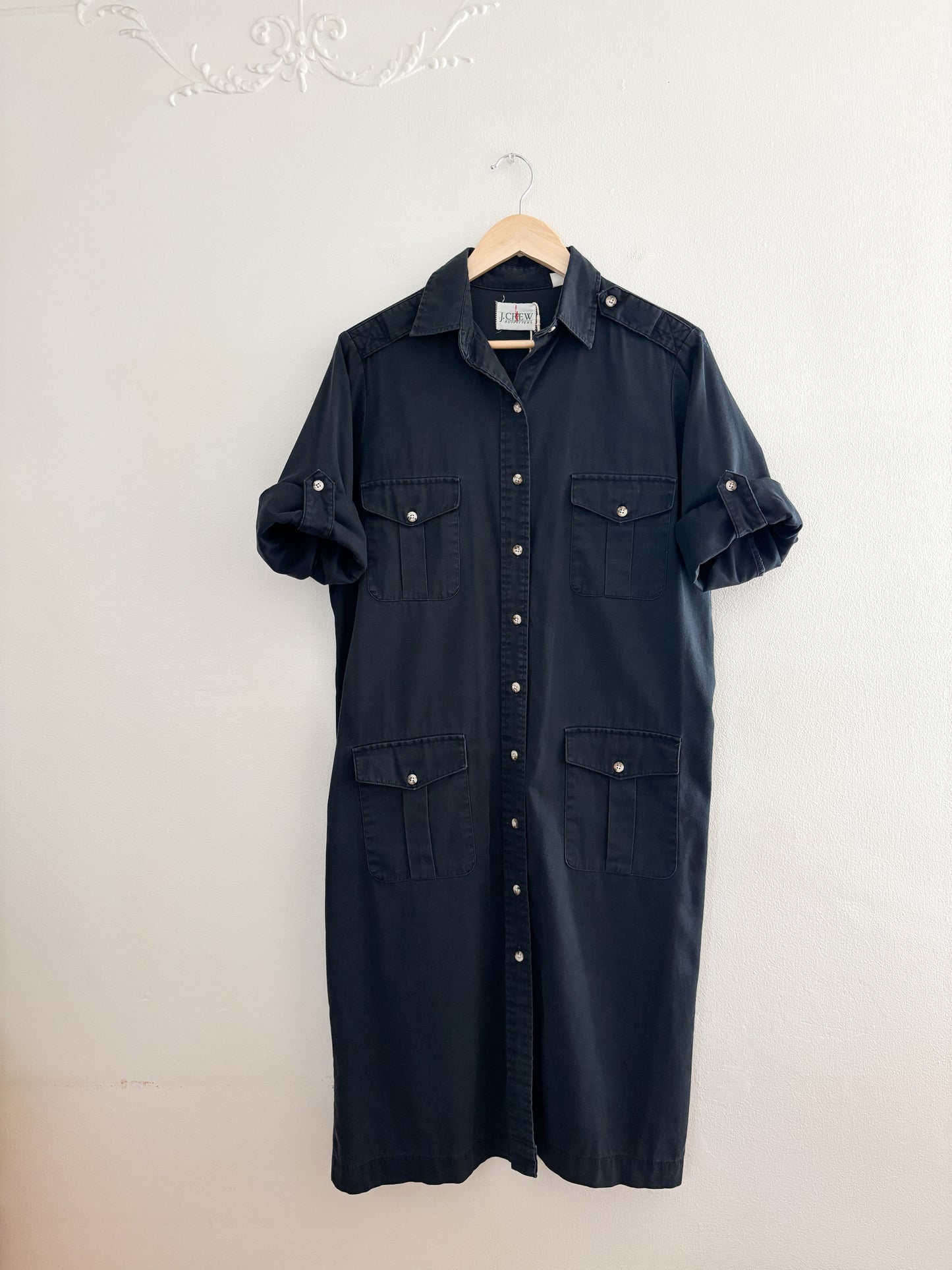 Vintage J Crew Black Dress (16)