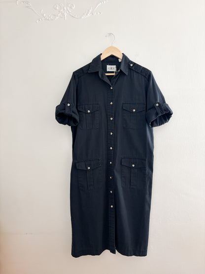 Vintage J Crew Black Dress (16)