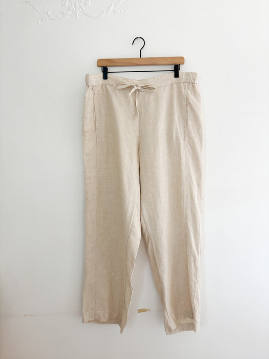 NWT Coldwater Creek Linen Pants (XL)